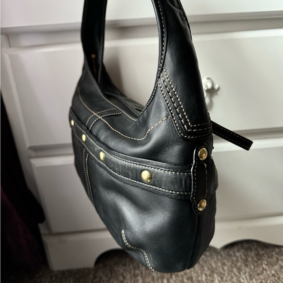 Coach Black Leather Hampton Ergo Shoulder Bag - Picture 5 of 15